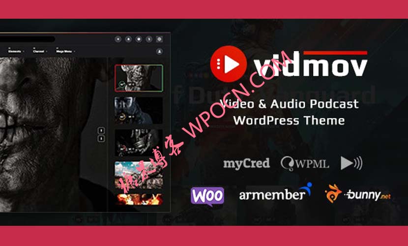VidMov英文版主题 - 视频WordPress主题-糖果博客