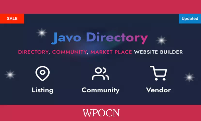 Javo Directory英文版主题 – 商家目录网站模板WordPress主题-糖果博客