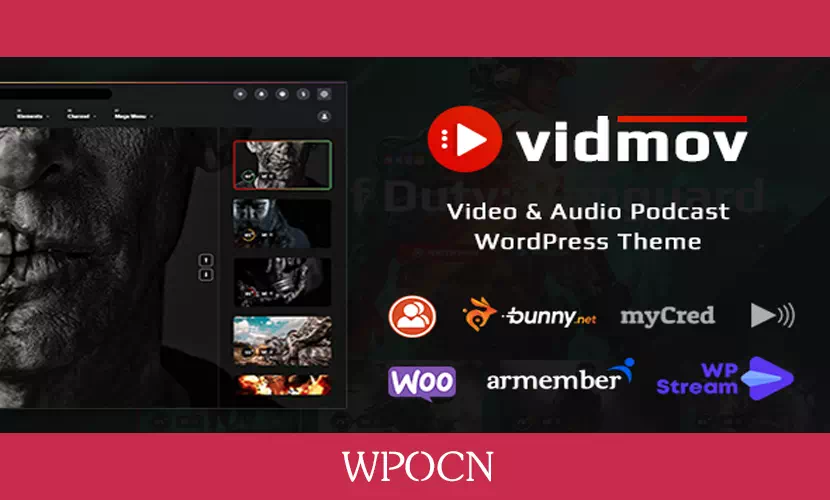 VidMov英文版主题 - 视频WordPress主题-糖果博客