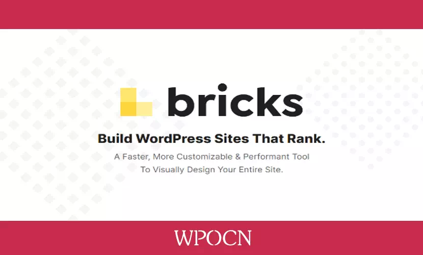 Bricks英文版主题 - 可视化站点构建器WordPress主题-糖果博客