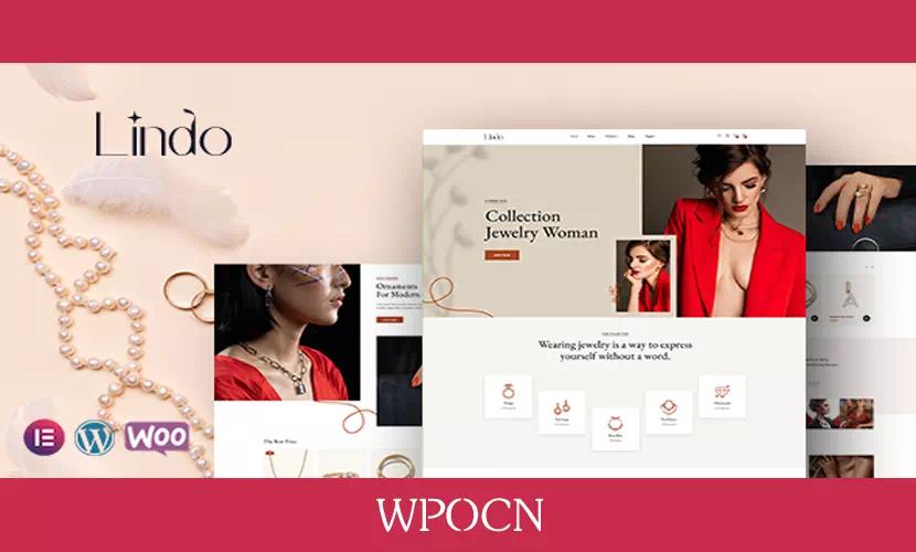 Lindo英文版主题 - 珠宝店WordPress主题-糖果博客