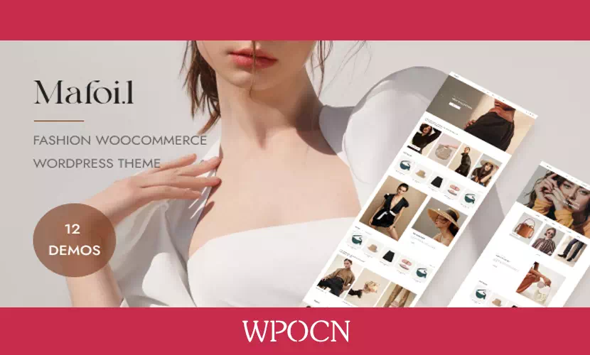 Mafoil英文版主题 – 时装店WordPress主题-糖果博客