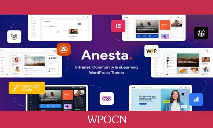 Anesta英文版主题 – 内网和外联网WordPress主题-糖果博客