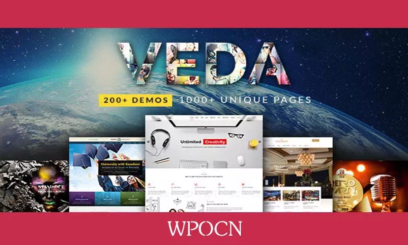VEDA英文版主题 – 多用途WordPress主题-糖果博客