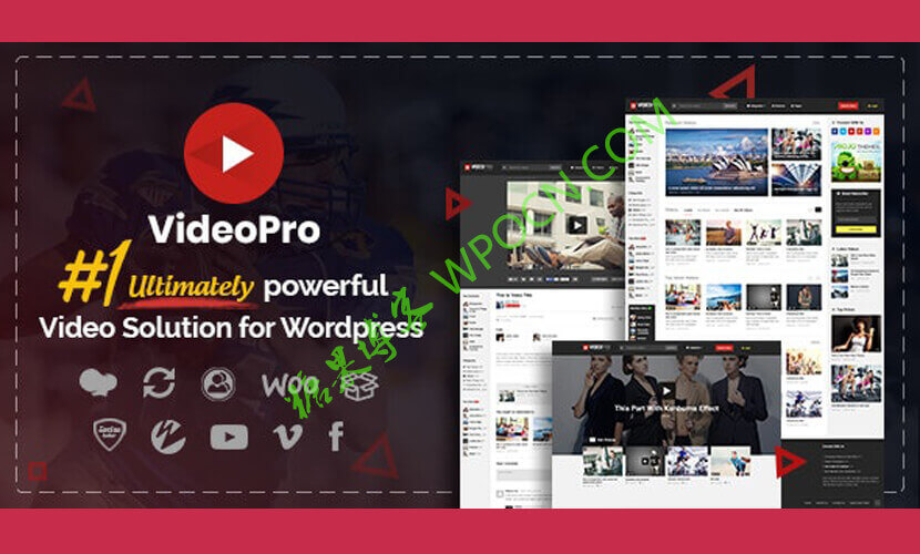 VideoPro英文版主题 - 视频WordPress主题-糖果博客