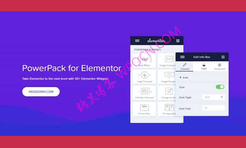 PowerPack Elements Pro英文版插件 - Elementor扩展插件-糖果博客