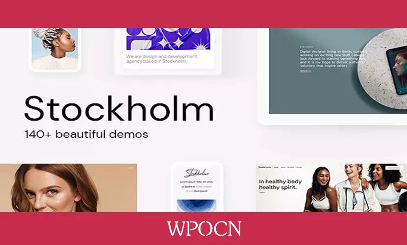 Stockholm英文版主题 – 多功能极具创意WordPress主题-糖果博客