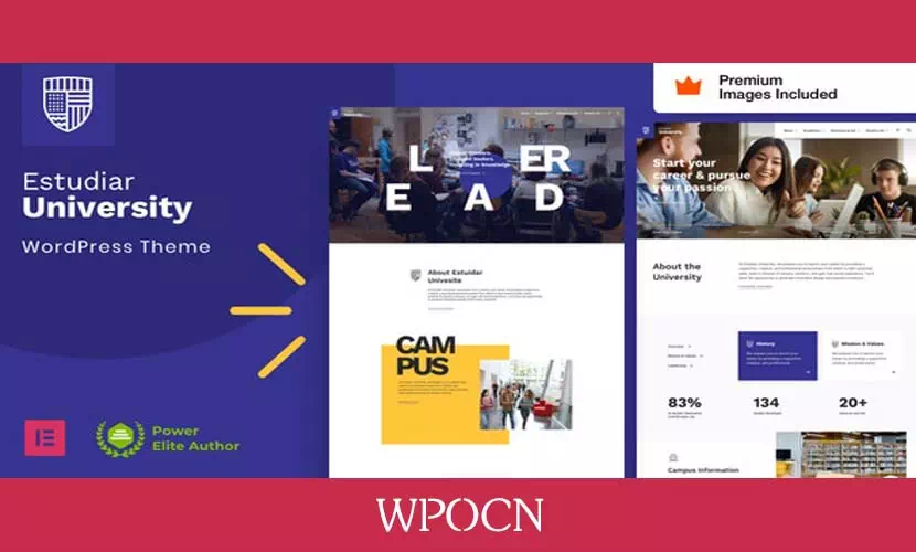 Estudiar英文版主题 - 大学与学院WordPress主题-糖果博客