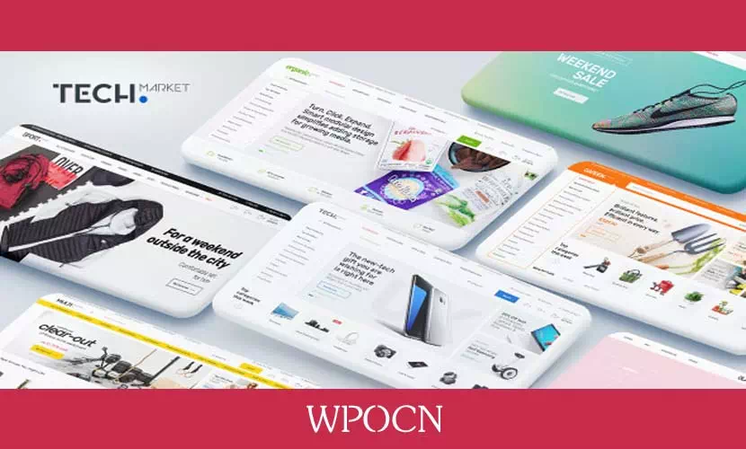 Techmarket英文版主题 - 电子数码商店WordPress主题-糖果博客