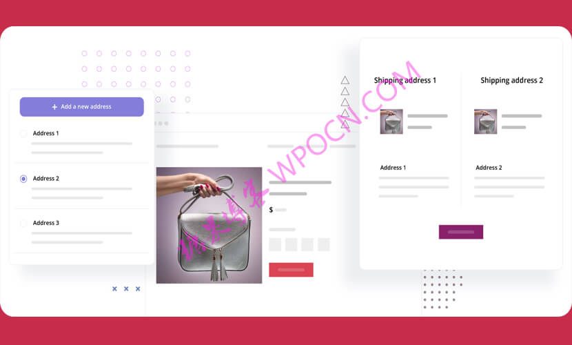 Multiple Addresses for WooCommerce Pro - 多个送货地址插件汉化版-糖果博客
