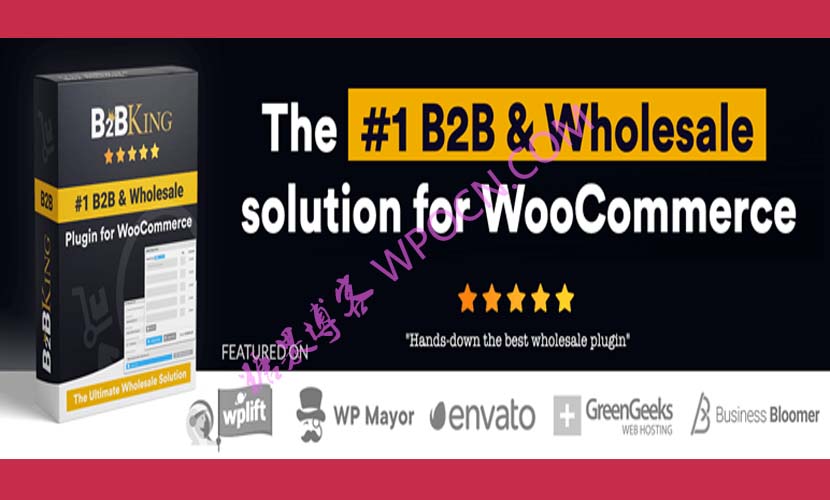 B2BKing – 终极WooCommerce B2B和批发插件汉化版-糖果博客