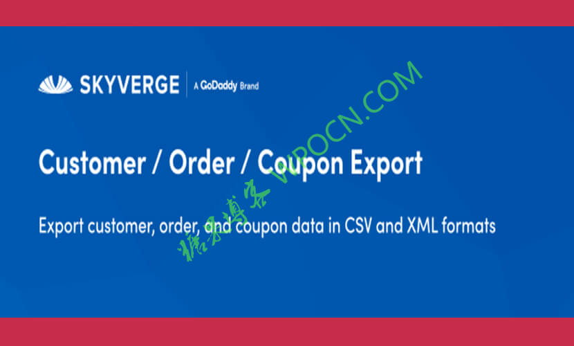 WooCommerce Customer/Order/Coupon Export英文版插件 - 客户/订单/优惠券导出插件-糖果博客