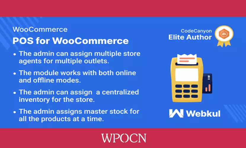 Point of Sale System for WooCommerce (POS Plugin)英文版插件 – 销售点系统POS插件-糖果博客