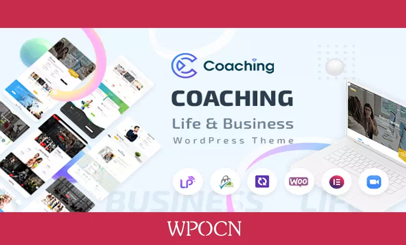 Coaching英文版主题 - 生活和商业教练WordPress主题-糖果博客