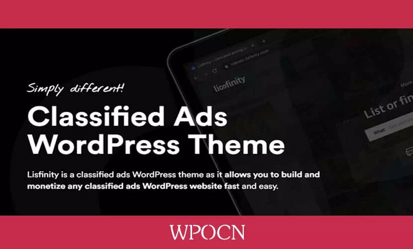 Lisfinity英文版主题 - 分类广告WordPress主题-糖果博客