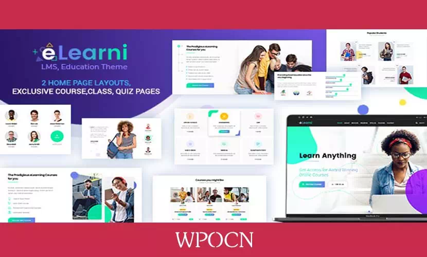 eLearni英文版主题 - 在线学习与教育WordPress主题-糖果博客