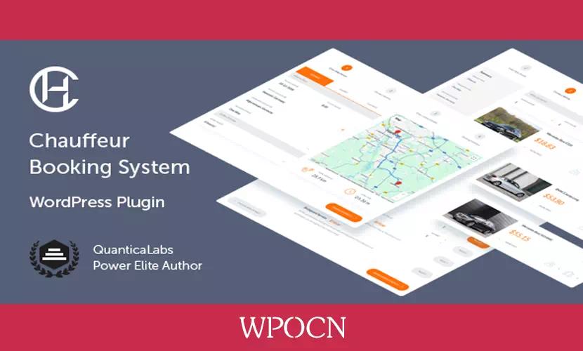 Chauffeur Taxi Booking System for WordPress英文版插件 – 司机出租车预订系统插件-糖果博客