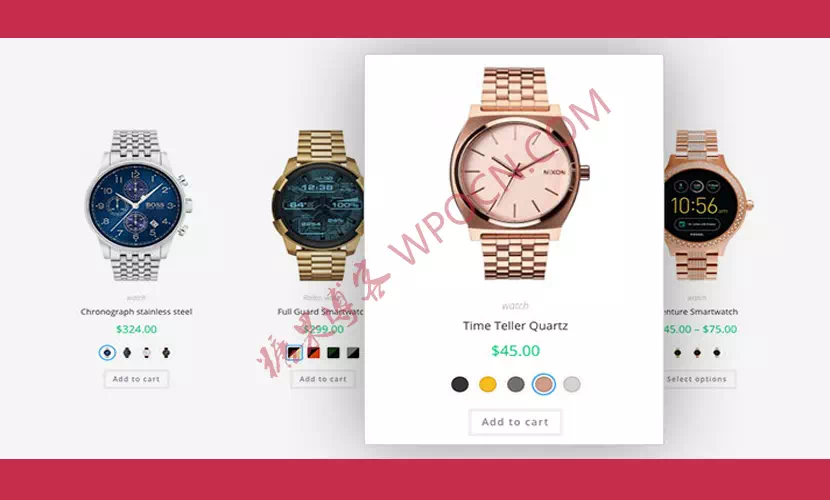 Variation Swatches For WooCommerce Pro – 产品属性变体色板插件汉化版-糖果博客