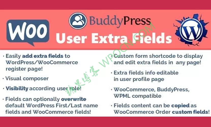 User Extra Fields - 用户额外字段插件汉化版-糖果博客