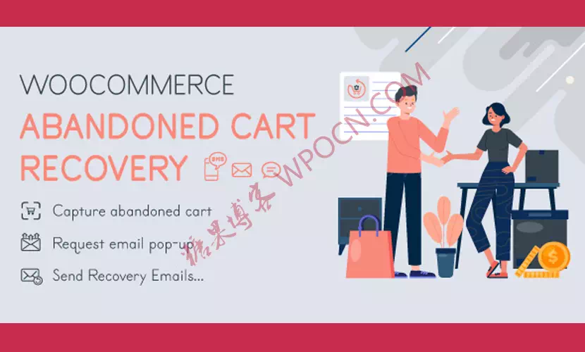 WooCommerce Abandoned Cart Recovery英文版插件 - 废弃购物车恢复插件-糖果博客