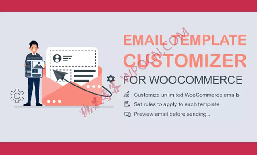 WooCommerce Email Template Customizer英文版插件 - 电子邮件模板自定义插件-糖果博客