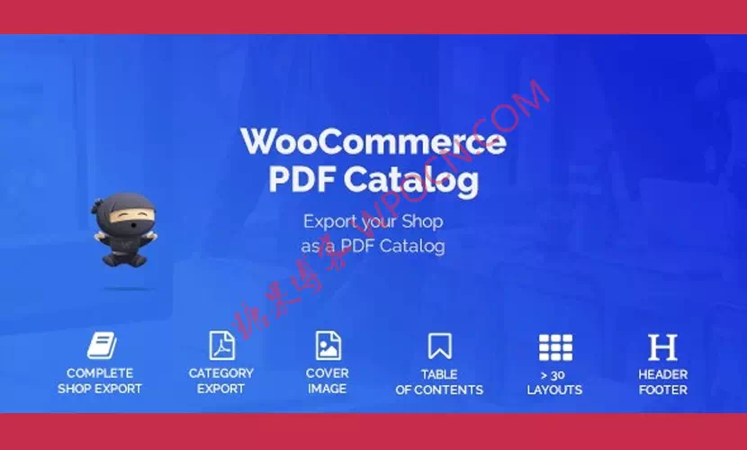 WooCommerce PDF Catalog – 商店转PDF目录插件汉化版-糖果博客