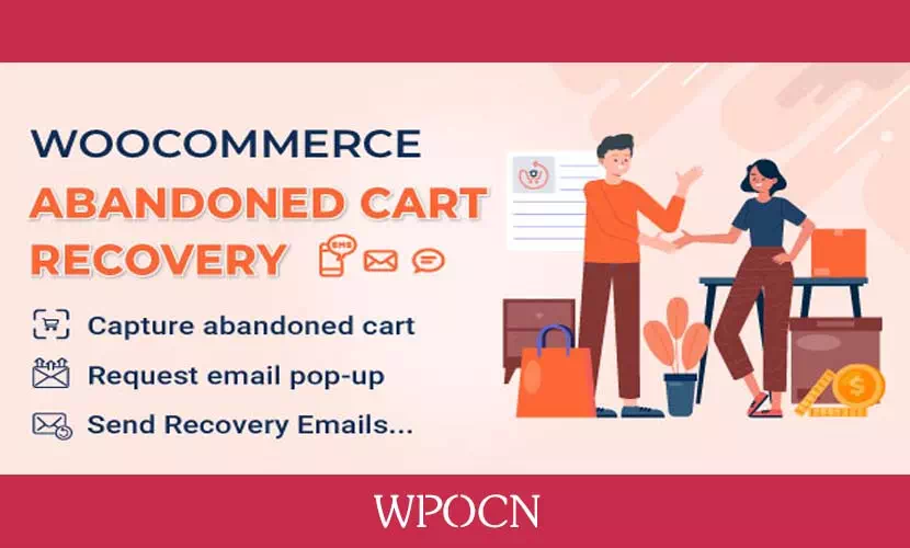 WooCommerce Abandoned Cart Recovery英文版插件 – 废弃购物车恢复插件-糖果博客