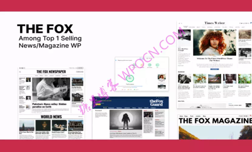 The Fox英文版主题 - 杂志报纸新闻WordPress主题-糖果博客