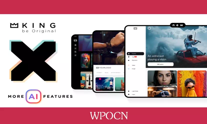 King英文版主题 - 病毒杂志WordPress主题-糖果博客
