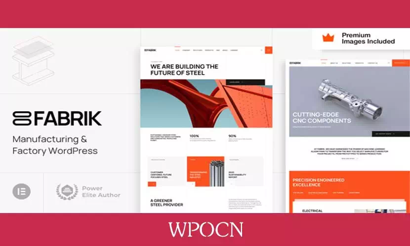 Fabrik英文版主题 - 工业WordPress主题-糖果博客