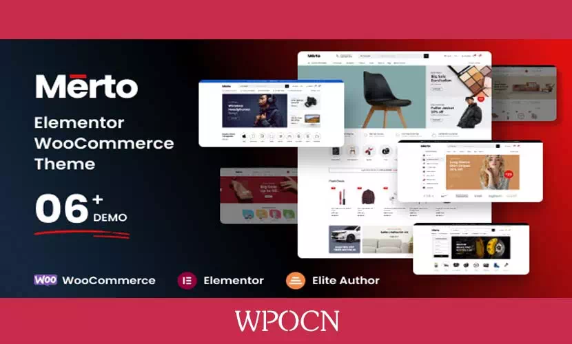 Merto英文版主题 - 多用途商城WordPress主题-糖果博客