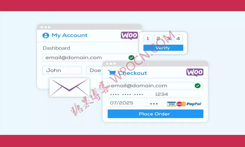 Customer Email Verification for WooCommerce英文版插件 – 客户电子邮件验证插件-糖果博客