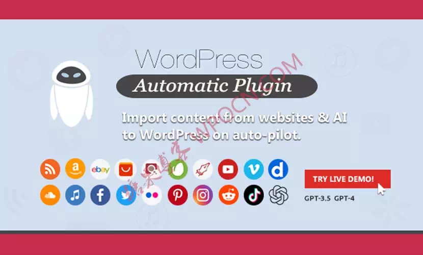 WordPress Automatic Plugin英文版插件 - AI 内容生成器和自动海报插件-糖果博客