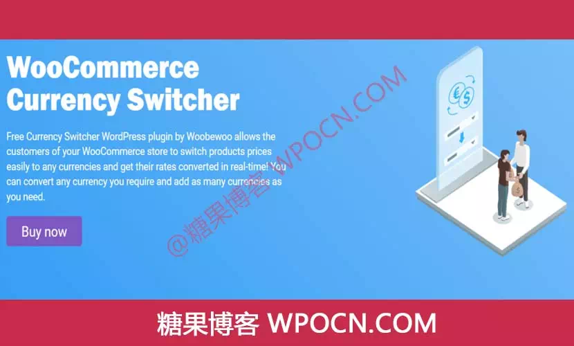 WooCommerce Currency Switcher Pro英文版插件 - 货币切换插件-糖果博客