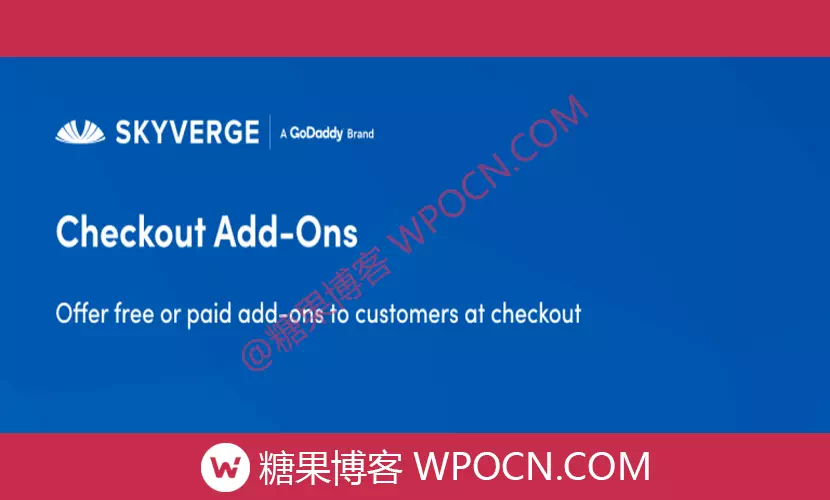 WooCommerce Checkout Add-Ons英文版插件 - 结账附加组件插件-糖果博客