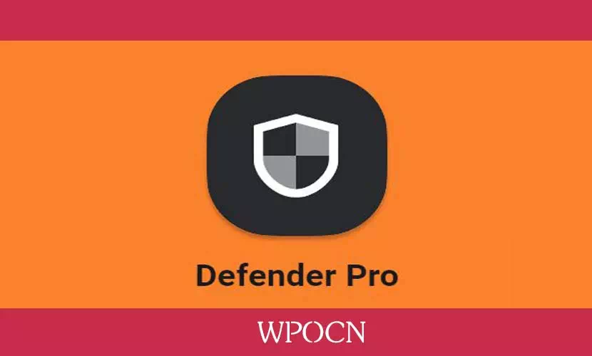 Defender Pro英文版插件 – 安全防护插件-糖果博客