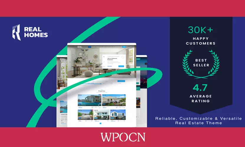 RH英文版主题 – 房地产WordPress主题-糖果博客