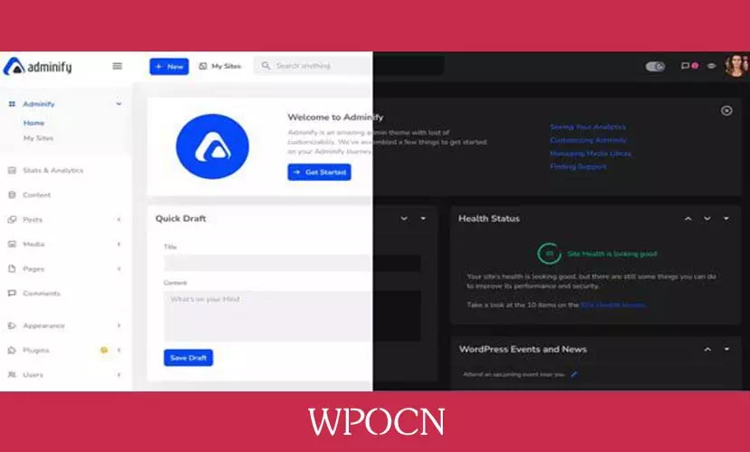 WP Adminify Pro英文版插件 - 自定义仪表板插件-糖果博客