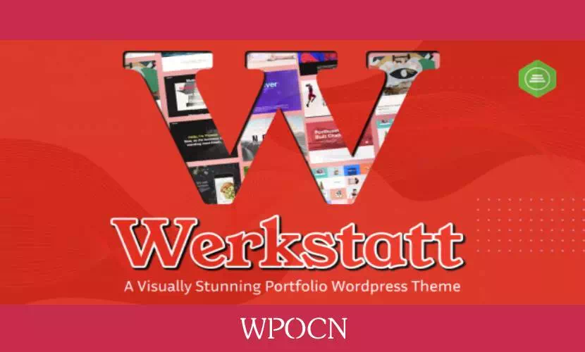 Werkstatt英文版主题 - 创意作品集WordPress主题-糖果博客