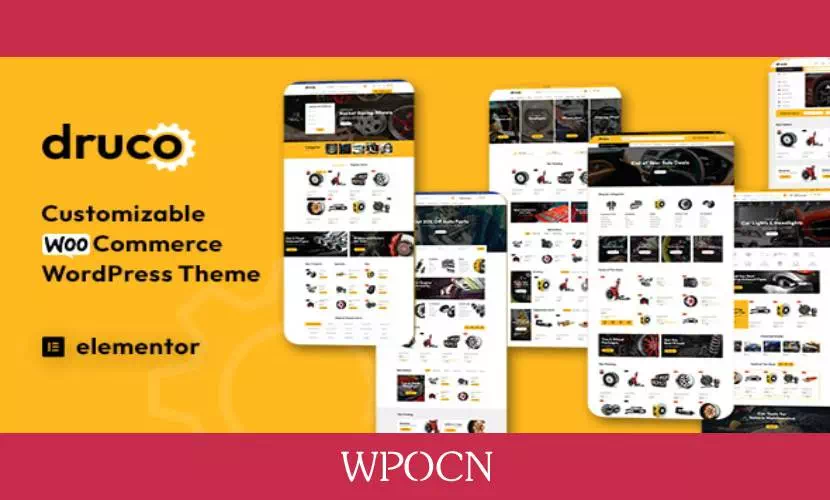 Druco英文版主题 - 商店WordPress主题-糖果博客