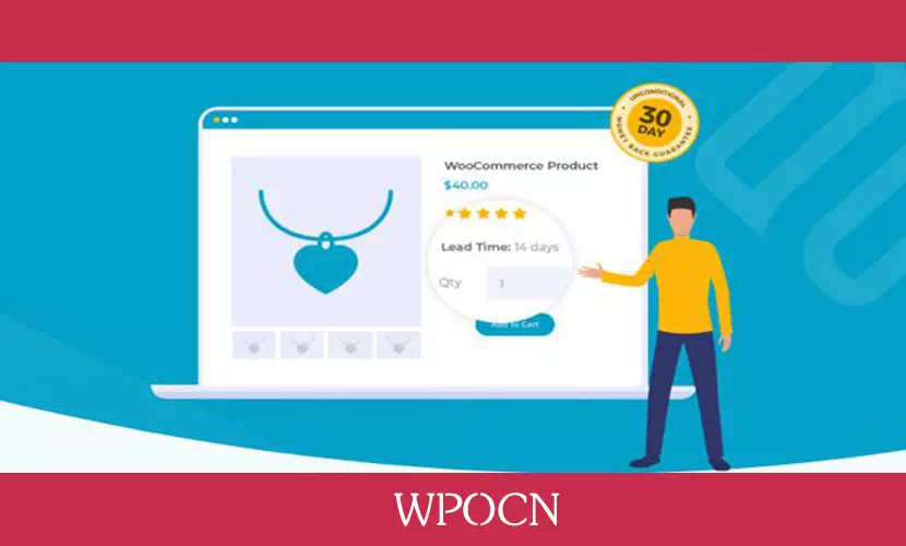 WooCommerce Lead Time英文版插件 - 交货时间WordPress插件-糖果博客