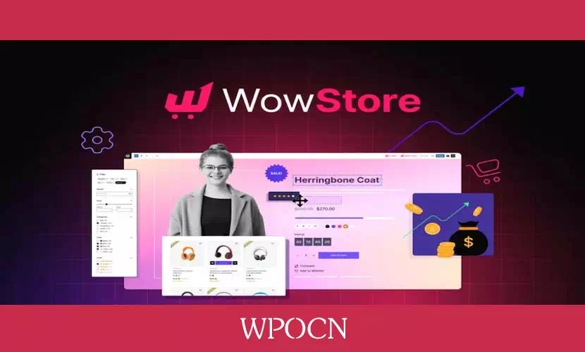 WowStore Pro英文版插件 – 基于Gutenberg商店构建插件-糖果博客