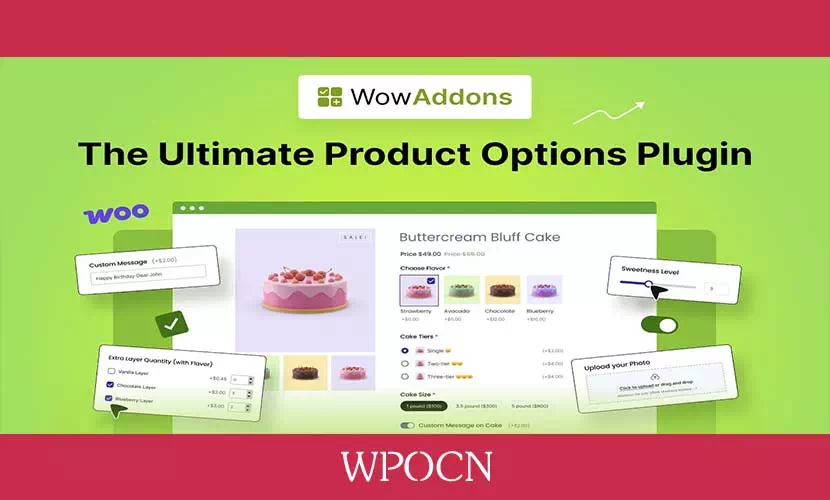 WowAddons Pro英文版插件 - 产品扩展插件-糖果博客