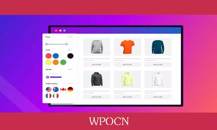 WooCommerce AJAX Products Filter英文版插件 - 产品过滤插件-糖果博客